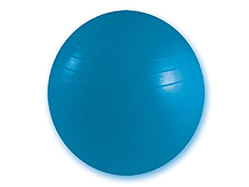 GIMA - Widerstandsball, Gymnastikball, für Rehabilitation, Dynamisches Training, Yoga, Pilates, Bürostuhl, Farbe Blau, Durchmesser 75 cm, Widerstandsstufe 136 kg von GIMA