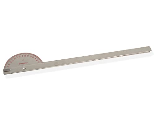 Gima - Fingergoniometer, aus rostfreiem Edelstahl, in cm und Zoll, 15 cm 6", 180° von GIMA
