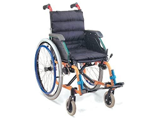 GiMa 27708 Rollstuhl für Kinder Kinder, Mehrfarbig von GIMA