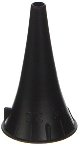 GiMa 31508 Headset Spekulum Einweg – welch Allyn, 2,5 mm Ø, schwarz, 250 Stück von GIMA