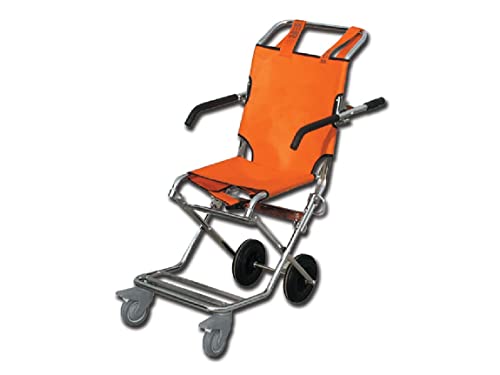 GiMa 34058 Rollstuhl, Orange/Chrom von GIMA