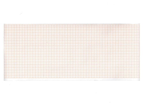 Gima 33033 Rolle Thermopapier Ecg, Gitter Orange, 107 mm x 25 m von GIMA