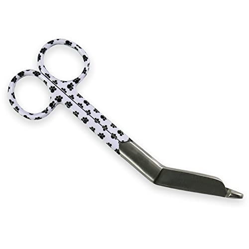 Gima - Lister-Verbandschere für Krankenpfleger, Spuren-Fantasie, aus rostfreiem Stahl, seidenglänzend und pulverbeschichtet, Länge 14 cm, zum professionellen Gebrauch Gima - Lister-Verbandschere für Krankenpfleger, Spuren-Fantasie, aus rostfreiem Stahl, seidenglänzend und pulverbeschichtet, Länge 14 cm, zum professionellen Gebrauch von GIMA