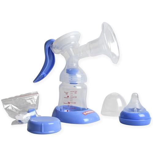 Gima - Handmilchpumpe für den Heimgebrauch, kompakt und leicht, zum effizienten und diskreten Saugen von Muttermilch, 41700 von GIMA