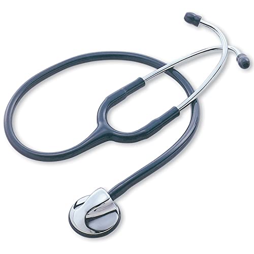 Gima - Regalite hochwertiges Veterinär-Stethoskop, verchromtes Fachkopf-Bruststück, 2 Rohre in 1 System, Schwarze Farbe, latexfrei Gima - Regalite hochwertiges Veterinär-Stethoskop, verchromtes Fachkopf-Bruststück, 2 Rohre in 1 System, Schwarze Farbe, latexfrei von GIMA