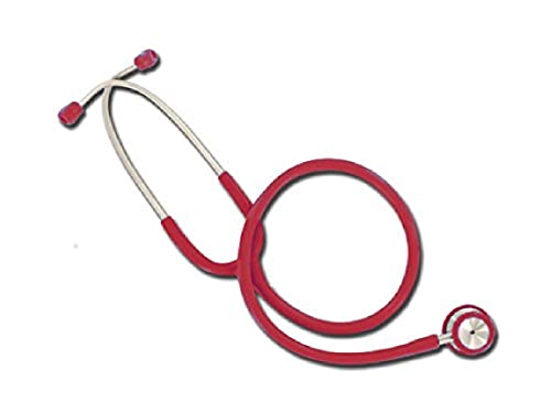 Wan Dual Head Stethoskop, Burgund, leicht verchromtem Krankenschwester Stethoskop von GIMA