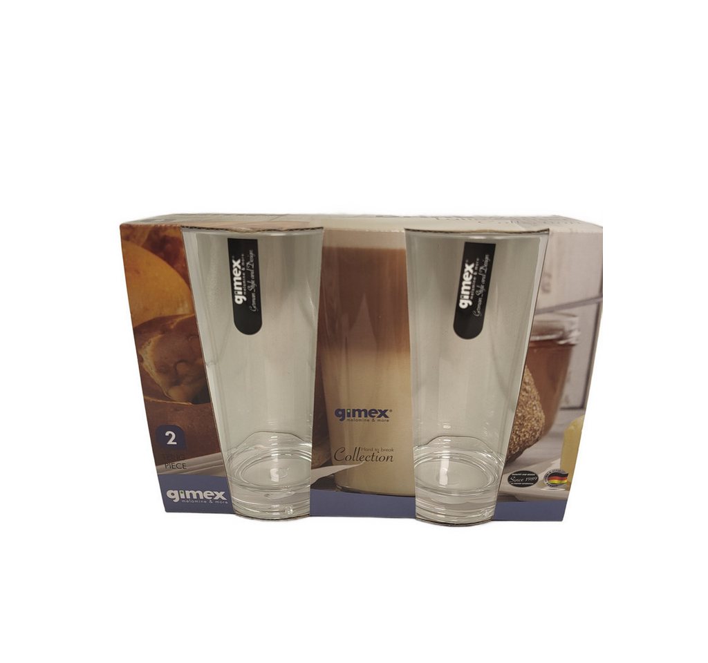 GIMEX Gläser-Set Gimex Latte Macchiato Glas 2er-Set, klar 350 ml GIMEX Gläser-Set Gimex Latte Macchiato Glas 2er-Set, klar 350 ml von GIMEX