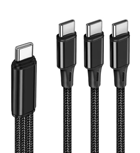 GIMIRO 3 in 1 USB Type C Charging Cable [120CM Each Branch] 66W Max PD Fast Charge Muti-use USB C Data Cable for Car Charging Compatible with HUAWEI XIAOMI SAMSUNG (Black/C-CCC) von GIMIRO