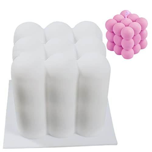 GIMOCOOL Silikonform Kerzenform 3D Bubble Kerzenform Gießform 3D DIY Kerzen Resin Form Silikon Würfel Blase Schokoladenform Kerzenformen zum Gießen Handgemachte Sojawachs Silikonformen GIMOCOOL Silikonform Kerzenform 3D Bubble Kerzenform Gießform 3D DIY Kerzen Resin Form Silikon Würfel Blase Schokoladenform Kerzenformen zum Gießen Handgemachte Sojawachs Silikonformen von GIMOCOOL