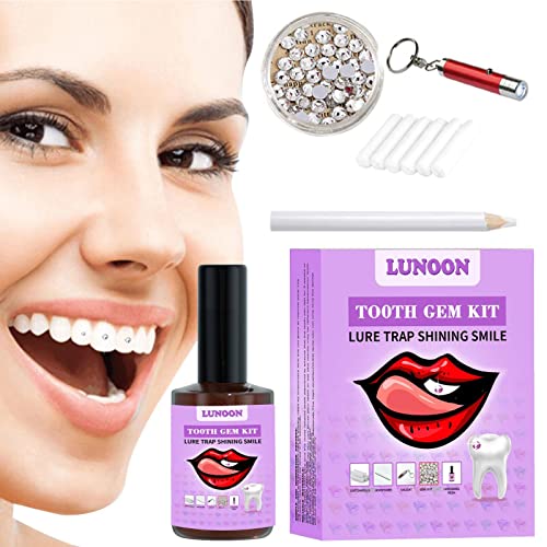 GIMOCOOL Zahnschmuck Set Mit Kleber - Zahn Edelstein Kit, Zahnstein Schmuck, DIY Steinchen Set GIMOCOOL Zahnschmuck Set Mit Kleber - Zahn Edelstein Kit, Zahnstein Schmuck, DIY Steinchen Set von GIMOCOOL