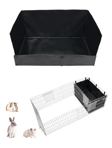 GINIDEAR Meerschweinchen-Käfigeinlage, Katzentoilette und Heufutterstation für Meerschweinchen, Kaninchen, Hamster, Igel, Frettchen und andere Kleintiere. Für die Küche des Mittelwestens 61 x 33 cm von GINIDEAR