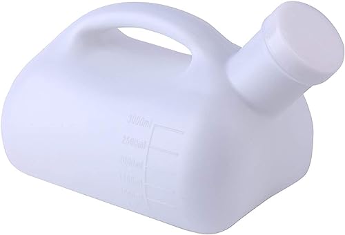 GINTON Urinflasche, Notfall-Urinal, groß, tragbar, 3000 ml, für Herren, Töpfchen, Urinflasche für Reisen, Toilette von GINTON