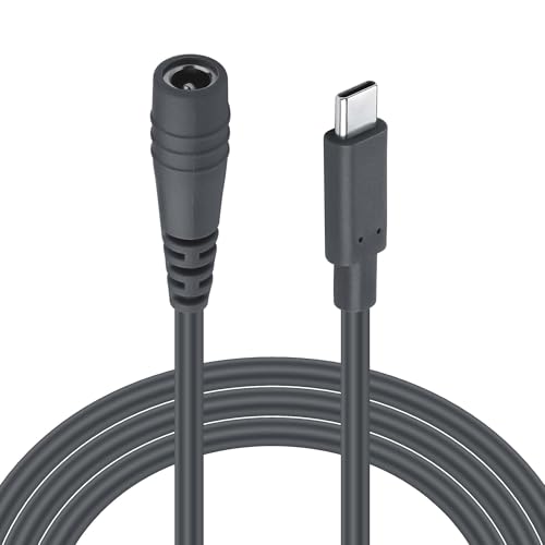 GINTOOYUN 0.5M/1.6FT USB C Stecker auf DC Stecker Adapter für Starlink Mini DC 5521 auf USB Typ C Stecker 20V 5A Netzladekabel Verlängerungskabel(0.5m) von GINTOOYUN