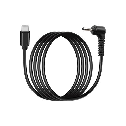 GINTOOYUN PD65W USB-C auf DC35135 Ladekabel Typ-C männlich auf 90 Grad DC3.5mmx1.35mm männliches Ladekabel für elektrische Zahnbürsten, Laptops, Audiosysteme, etc(59Inch) (15V) von GINTOOYUN
