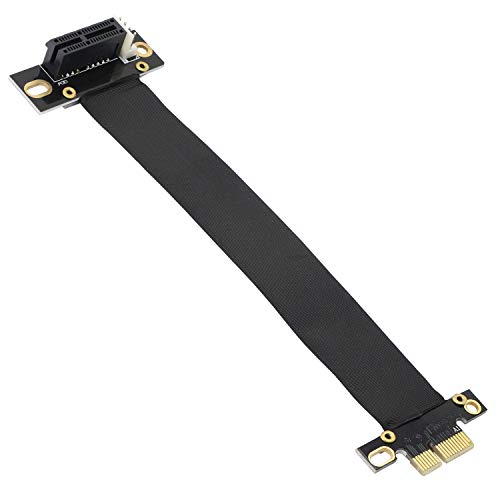 PCIE 1X Extension Cable 90 Degree,PCI-Express 3.0 1X Male to Female Riser Cable PCI-E 1X Extender Adapter Jumper for Graphics Card(18cm,90° PCIE 1X Extension Cable 90 Degree,PCI-Express 3.0 1X Male to Female Riser Cable PCI-E 1X Extender Adapter Jumper for Graphics Card(18cm,90° von GINTOOYUN