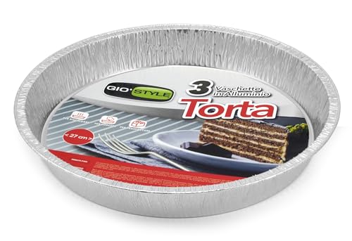 GIO'STYLE 3er Set Kuchenformen aus Aluminium | Ø 29 cm | Made in Italy GIO'STYLE 3er Set Kuchenformen aus Aluminium | Ø 29 cm | Made in Italy von GIO'STYLE