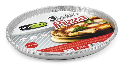 GIO'STYLE 3er Set Pizzablech aus Aluminium | Ø 32 cm | Made in Italy GIO'STYLE 3er Set Pizzablech aus Aluminium | Ø 32 cm | Made in Italy von GIO'STYLE