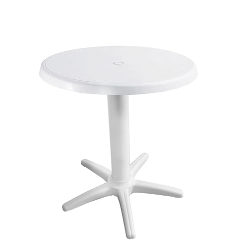 GIO'STYLE Gartentisch Neptuno | weiß | Ø 60 cm | Polypropylen | Made in Italy GIO'STYLE Gartentisch Neptuno | weiß | Ø 60 cm | Polypropylen | Made in Italy von GIO'STYLE