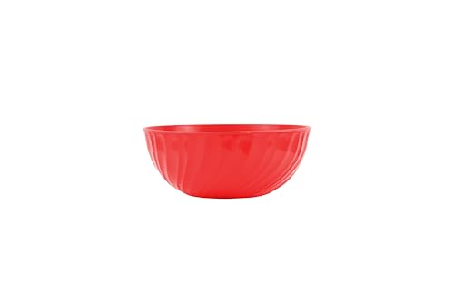 GIO'STYLE Salatschüssel Essential Shelly | Rot | D 23 cm | Made in Italy von GIO'STYLE