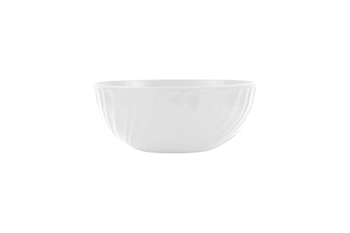 GIO'STYLE Salatschüssel Essential Shelly | Weiß | D 28 cm | Made in Italy von GIO'STYLE