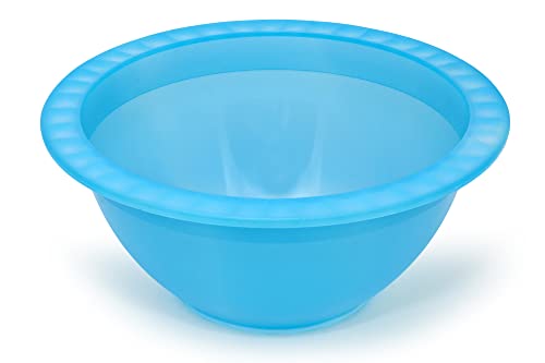 GIO'STYLE Schüssel aus lebensmittelechtem Kunststoff | Ø 19 cm | Türkis | Made in Italy | Perfekt für Partys, Picknicks, Camping | Linie Trippy GIO'STYLE Schüssel aus lebensmittelechtem Kunststoff | Ø 19 cm | Türkis | Made in Italy | Perfekt für Partys, Picknicks, Camping | Linie Trippy von GIO'STYLE