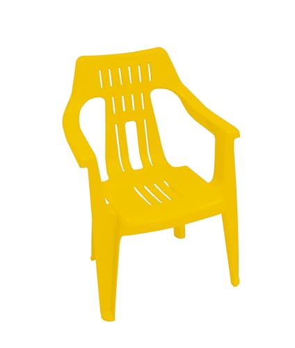 GIO'STYLE Stuhl Baby Giò | Gelb | Höhe 55 cm | Polypropylen | Made in Italy von GIO'STYLE