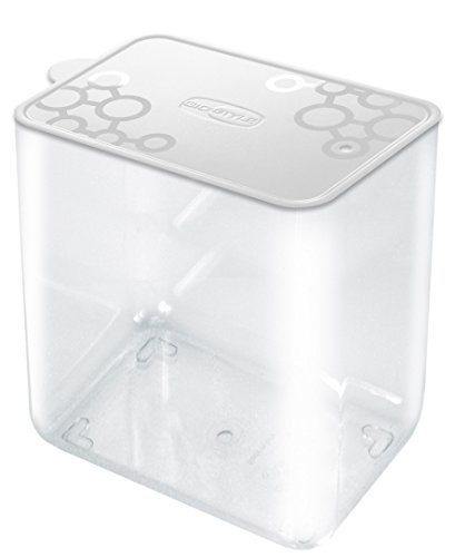 GIO'STYLE Vorratsdose für Speisekammer rechteckig L | Weiß | 1,8 l | Made in Italy | luftdichter Deckel | Linie Con.Tengo von GIO'STYLE