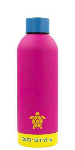 GioStyle Fluo Trinkflasche | 500 ml | Edelstahl | luftdichter Verschluss | verschiedene Farben von GIO'STYLE