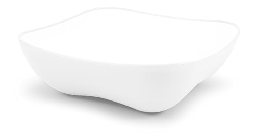 GIO'STYLE GioStyle Suppenteller aus PP Diva | 25 x 25 cm | Weiß | robust und langlebig | Made in Italy von GIO'STYLE