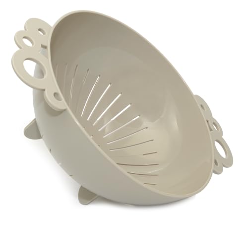 GioStyle Nudelsieb ForMe | Taupe | Made in Italy | 100% recycelbarer Kunststoff GioStyle Nudelsieb ForMe | Taupe | Made in Italy | 100% recycelbarer Kunststoff von GIO'STYLE