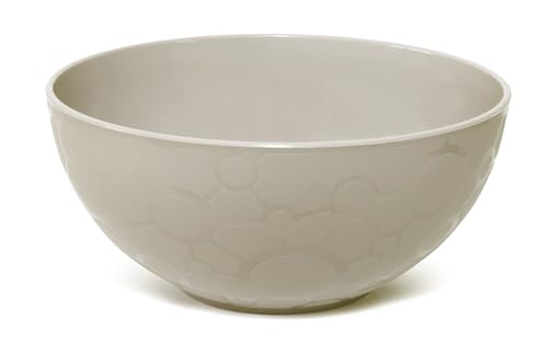 Giostyle Salatschüssel ForMe | Taupe | Medium | Made in Italy | 100% recycelbarer Kunststoff von GIO'STYLE