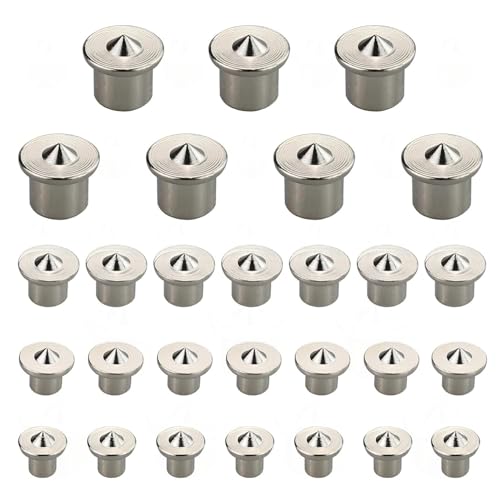 GIONAR 28 Stück Holzdübel Zentrierspitzen Set,6mm 8mm 10mm 12 mm Dübelmarkierer Kit, Dübel Zentrierspitze Dübelhilfe Holzdübel, für Schränke, Tische und mehr, Perfekt für präzise Holzarbeiten GIONAR 28 Stück Holzdübel Zentrierspitzen Set,6mm 8mm 10mm 12 mm Dübelmarkierer Kit, Dübel Zentrierspitze Dübelhilfe Holzdübel, für Schränke, Tische und mehr, Perfekt für präzise Holzarbeiten von GIONAR
