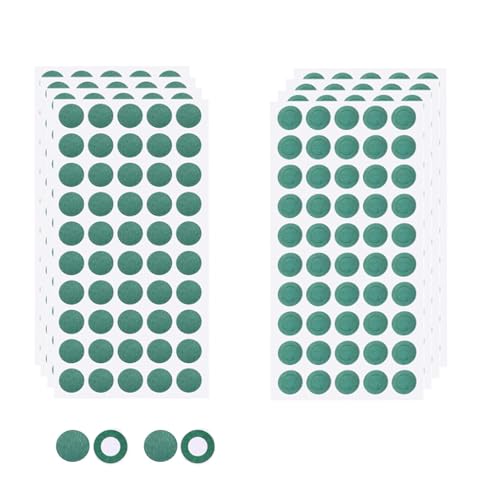 GIONAR 400 Pcs 18650 Lithium Batterien Isolatorring, Isolierend Selbstklebendes Papier, 200 Stk. Hohle Ringe + 200 Stk. Massive, Isolierring Selbstklebender Kartonaufkleber von GIONAR