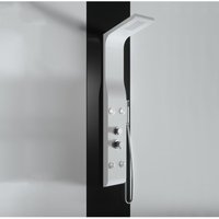 Duschpaneel aus pulverbeschichtetem mattem weißem abs mit Hydromassagefunktion, Regendusche und Handbrause. Duschpaneel aus pulverbeschichtetem mattem weißem abs mit Hydromassagefunktion, Regendusche und Handbrause. von GIORGY