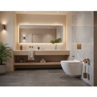 LANERI Hänge-WC Serie New Bent – Spülrandlos – Ohne Brida – Weiß Glänzend – Kompakte Größe 49,5 cm – Soft-Close WC-Sitz LANERI Hänge-WC Serie New Bent – Spülrandlos – Ohne Brida – Weiß Glänzend – Kompakte Größe 49,5 cm – Soft-Close WC-Sitz von GIORGY