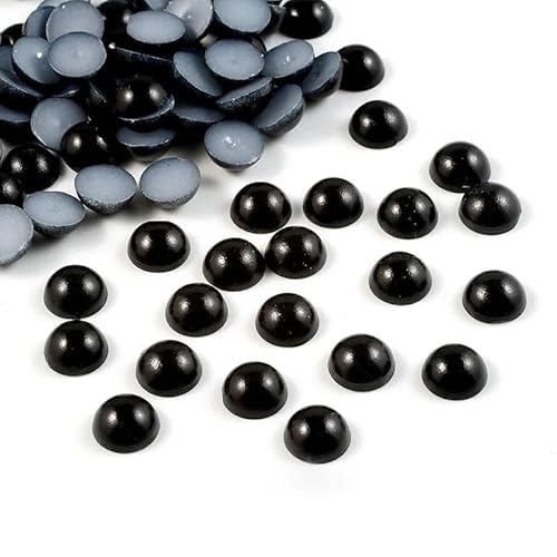 10 mm, 8 mm, 6 mm, 4 mm, Kunstperlen, halbrund, flache Rückseite, Perlen für Bastelarbeiten, Dekoration (Farbe: 14, Größe: 4 mm, 500 Stück) von GIOTEL