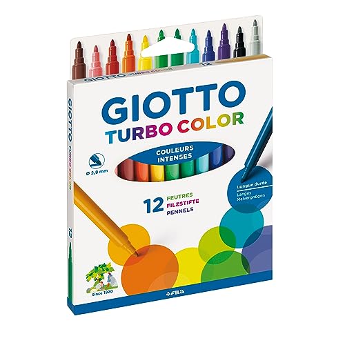 GIOTTO 0719 00 Turbo Color Faserschreiber, Mehrfarbig von GIOTTO