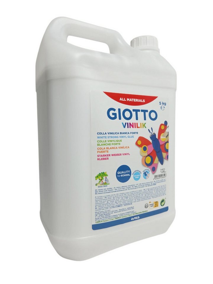 GIOTTO Bastelkleber Giotto Vinylkleber weiß 5kg Behälter - Hochfester Kleber für Basteln GIOTTO Bastelkleber Giotto Vinylkleber weiß 5kg Behälter - Hochfester Kleber für Basteln von GIOTTO