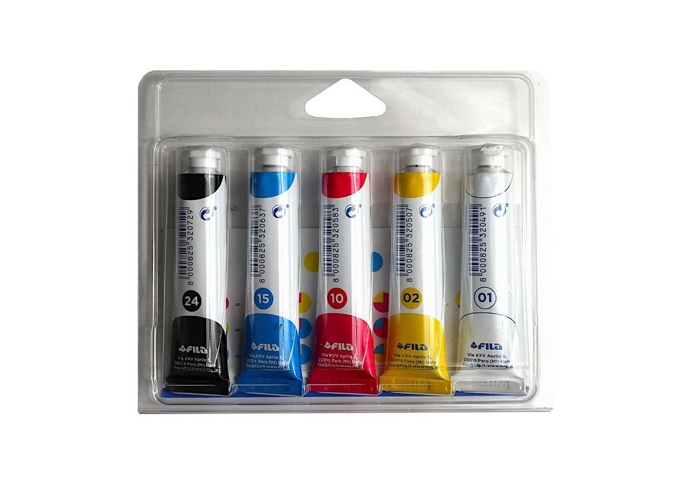 GIOTTO Temperafarbe GIOTTO Extra Fine, Kunststoffetui, 5 x 21 ml, extra fein von GIOTTO