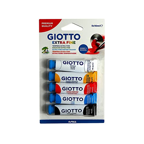 Giotto Gouachefarben, Primärfarben, 5 Tuben von GIOTTO
