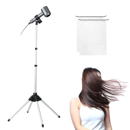 Haartrockner Ständer Föhn Halterung Blower Hund Hair Dryer Stand, Tragbarer Haartrockner Halter mit Klemme, 160CM Verstellbarer Bodenföhnständer Halterung, 360° drehbar fönhalter Haartrocknerhalter Haartrockner Ständer Föhn Halterung Blower Hund Hair Dryer Stand, Tragbarer Haartrockner Halter mit Klemme, 160CM Verstellbarer Bodenföhnständer Halterung, 360° drehbar fönhalter Haartrocknerhalter von GIPOBUY