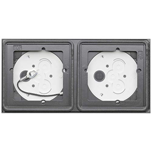 AP-Gehäuse 2 Module 1x2 System 106 GIRA 5502910 von GIRA
