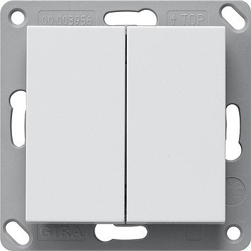 Funk-Wandsend. batterielos 2fach reinweiß 242203 4010337060437 Gira von GIRA