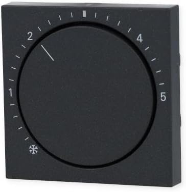 GIRA 270228 Abdeckung für Raumtemperaturregler mit Kontrolllicht, System 55, Anthrazit von GIRA