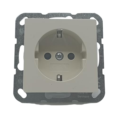 GIRA 445301 Steckdose cremeweiß glänzend IP20 von GIRA