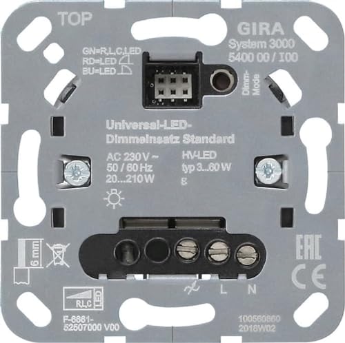 GIRA 540000 S3000 Uni-LED-Dimmeins. Standard 540000 von GIRA