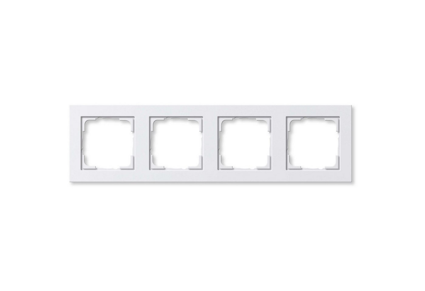 GIRA Abdeckrahmen GIRA SYSTEM E2 021429, 4-fach Rahmen von GIRA