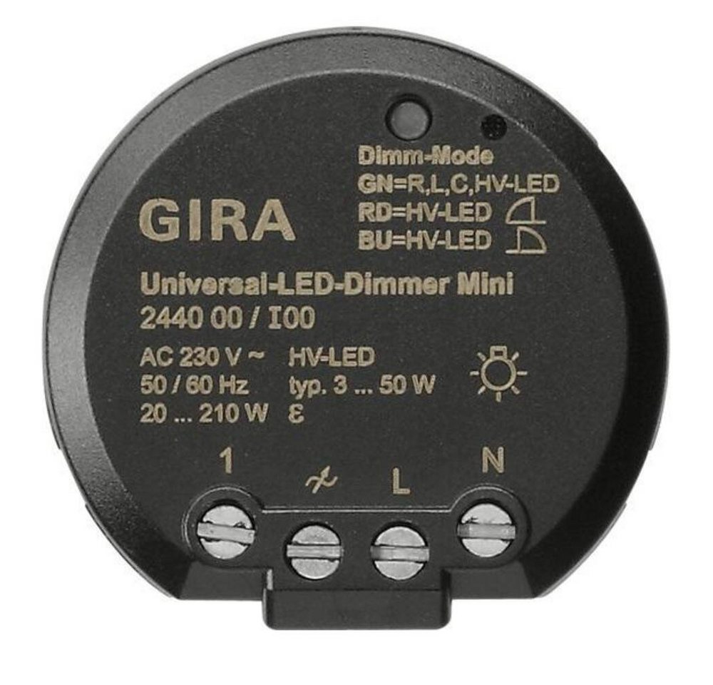 GIRA Abdeckrahmen Gira Uni-LED-Dimmer Mini 244000 von GIRA