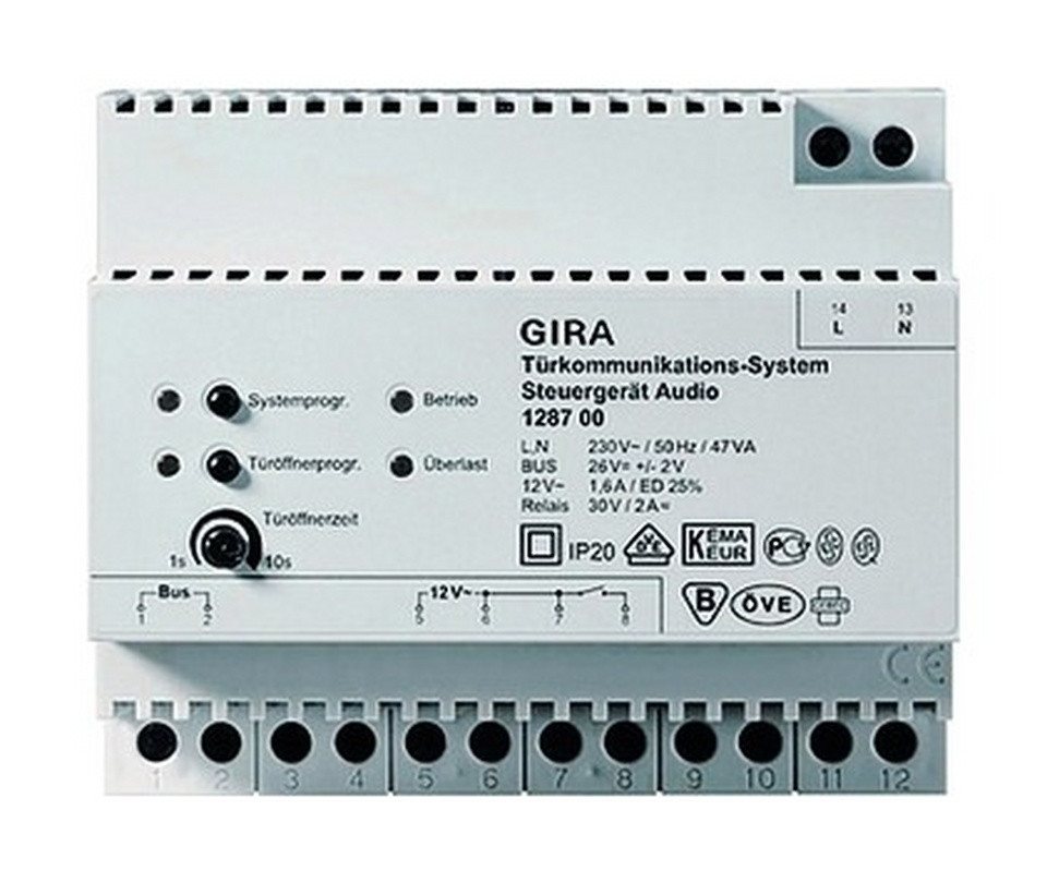 GIRA Gegensprechanlage, Steuergerät Türstation 26V DC Bus-System REG integrierte von GIRA