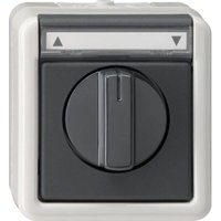 Jalousieschalter -Einsatz gr/bl-gn wg ap 015430 Drehkn IP44 bsf 1p - Gira von GIRA